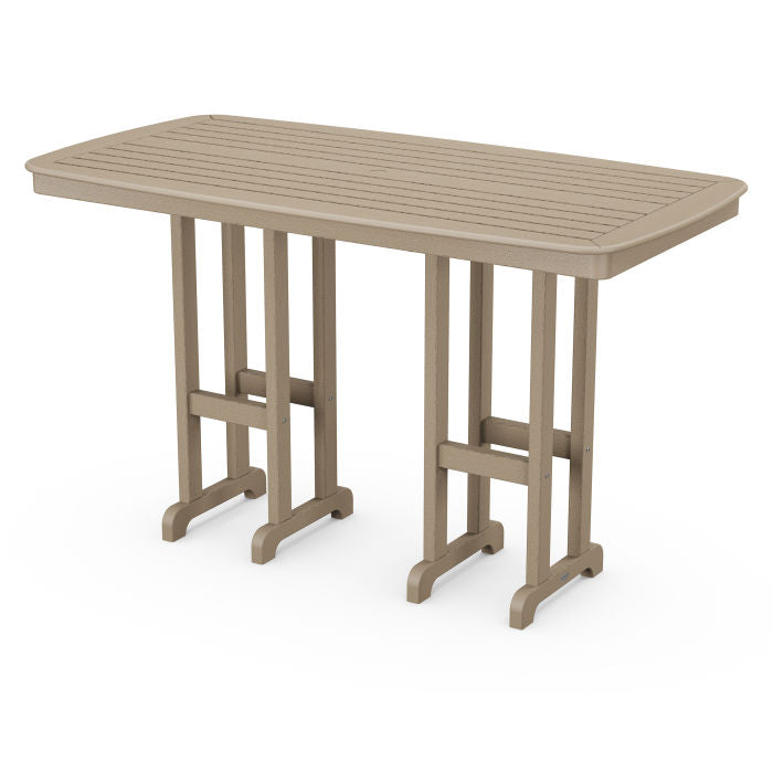Nautical 37" x 72" Bar Table in Vintage Finish