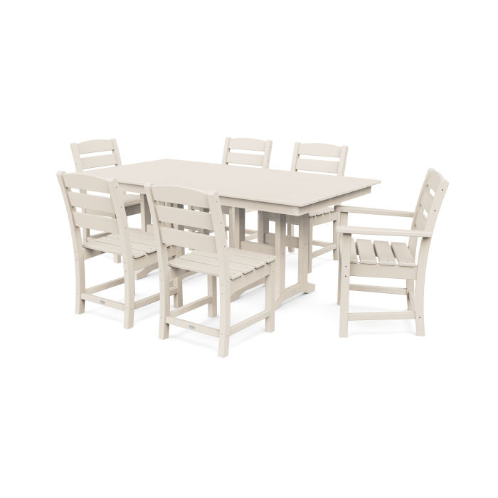 Lakeside 7-Piece Farmhouse Dining Set