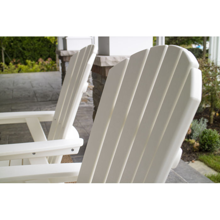 Nautical Curveback Adirondack 7-Piece Dining Set with Trestle Legs