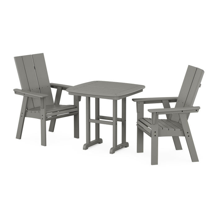 Modern Adirondack 3-Piece Dining Set