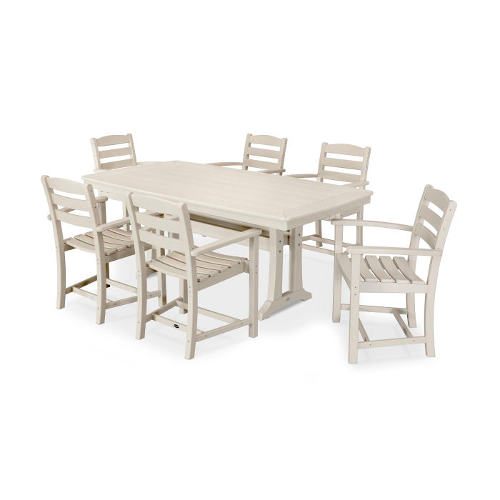 La Casa Café 7-Piece Arm Chair Dining Set