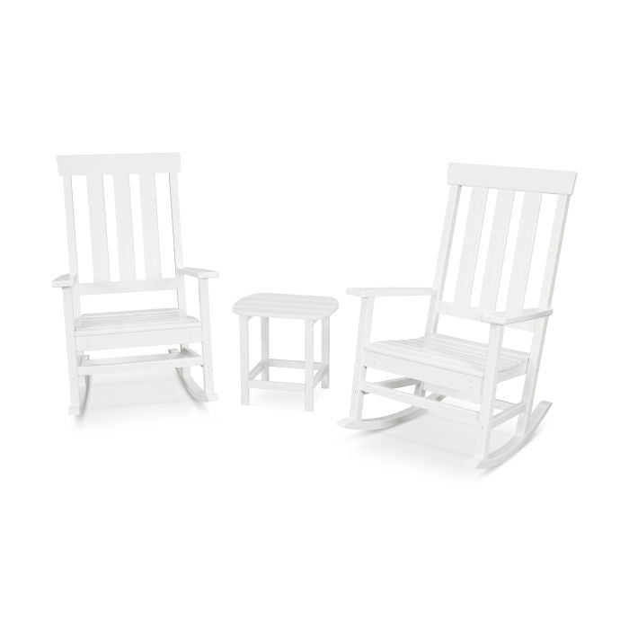 Portside 3-Piece Porch Rocking Chair Set