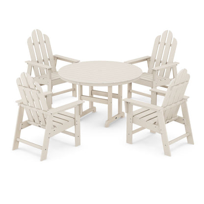 Long Island 5-Piece Round Farmhouse Dining Set