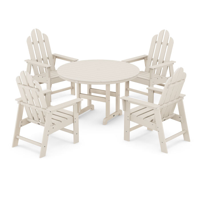 Long Island 5-Piece Round Farmhouse Dining Set