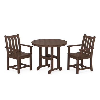 Traditional Garden 3-Piece Round Dining Set