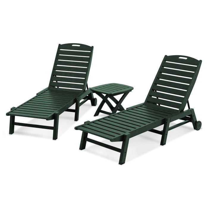 Nautical 3-Piece Chaise Set
