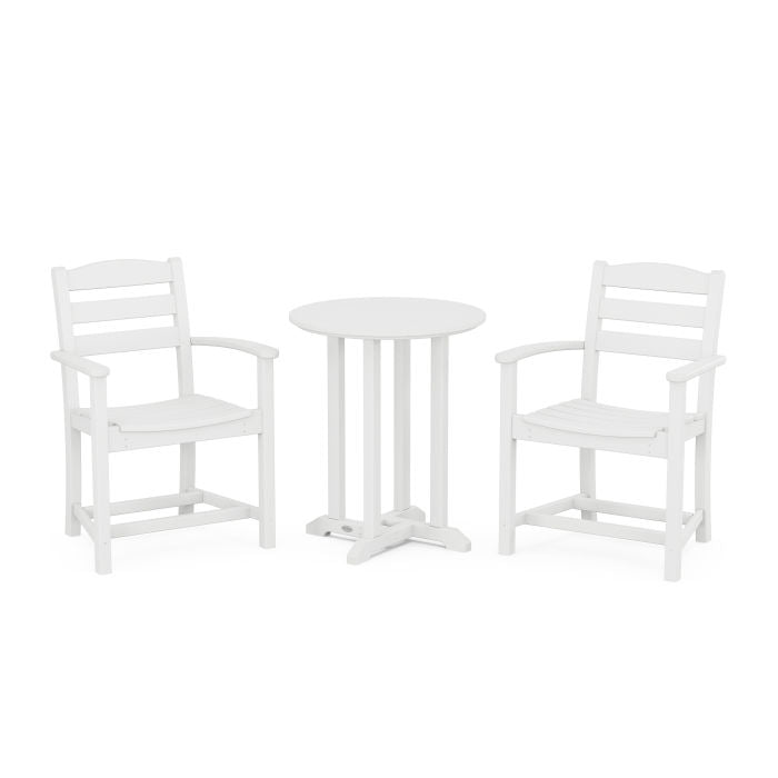 La Casa Café 3-Piece Round Dining Set