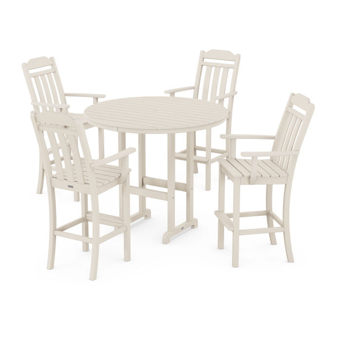 Country Living 5-Piece Round Farmhouse Bar Set