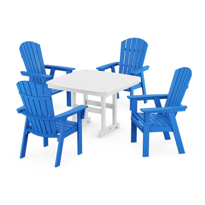 Nautical Curveback Adirondack 5-Piece Dining Set