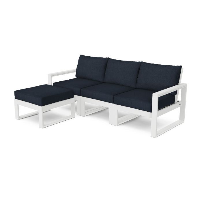 EDGE 4-Piece Modular Deep Seating Set with Ottoman