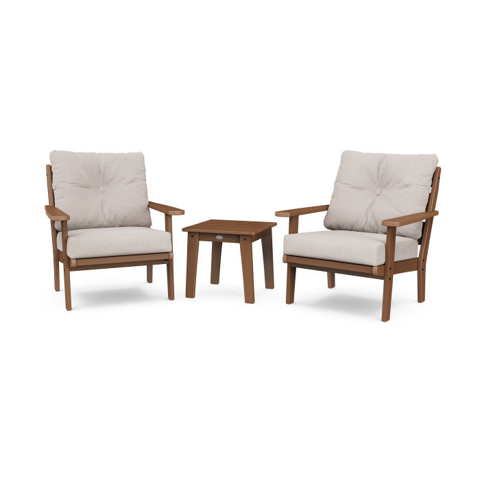 Lakeside 3-Piece Deep Seating Chair Set